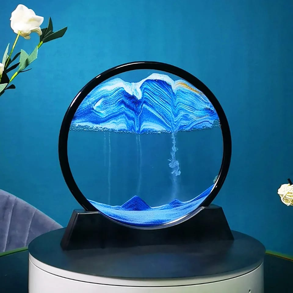 3D Moving Sand Frame β 7" (Random Color)