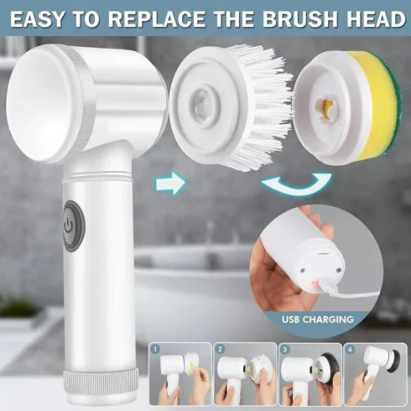 Wireless Magic Cleaning Brush β Rechargeable
