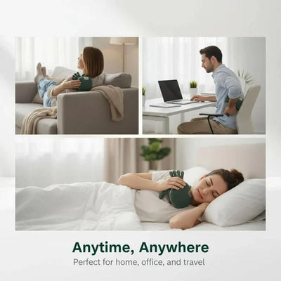Smart Heated Neck & Shoulder Massager 4D Deep Tissue Kneading for Pain Relief & Relaxation