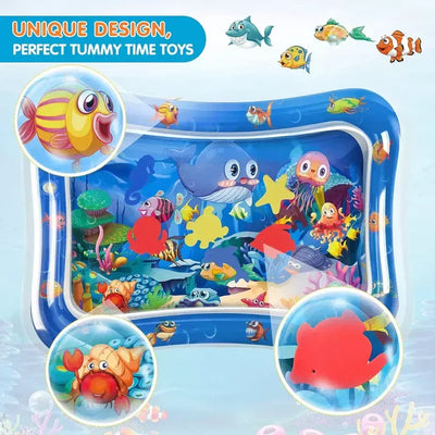 Inflatable Water Tummy Time Mat for Babies – Sensory Play